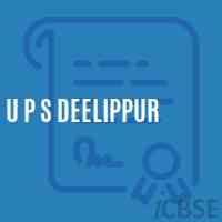 U P S Deelippur Middle School Logo