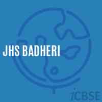 Jhs Badheri Middle School Logo
