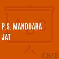 P.S. Mandoara Jat Primary School Logo