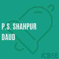 P.S. Shahpur Daud Primary School Logo