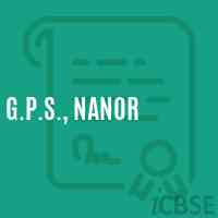 G.P.S., Nanor Primary School Logo
