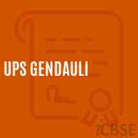 Ups Gendauli Middle School Logo