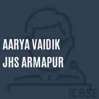 Aarya Vaidik Jhs Armapur Middle School Logo
