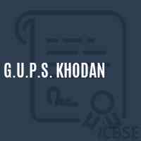 G.U.P.S. Khodan Middle School Logo