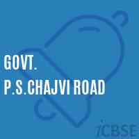 Govt. P.S.Chajvi Road Primary School Logo