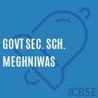 Govt Sec. Sch. Meghniwas Secondary School Logo