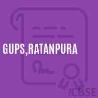 Gups,Ratanpura Middle School Logo