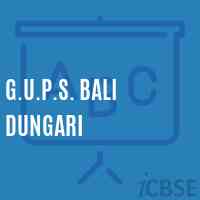 G.U.P.S. Bali Dungari Middle School Logo