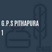 G.P.S Pithapura 1 Primary School Logo