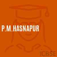 P.M.Hasnapur Middle School Logo