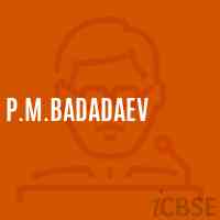P.M.Badadaev Middle School Logo