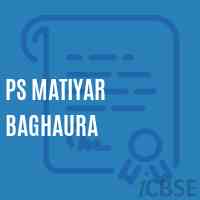 Ps Matiyar Baghaura Primary School Logo