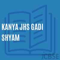 Kanya Jhs Gadi Shyam Middle School Logo