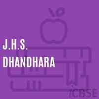 J.H.S. Dhandhara Middle School Logo