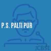 P.S. Palti Pur Primary School Logo