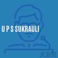 U P S Sukrauli Middle School Logo