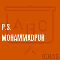 P.S. Mohammadpur Primary School Logo