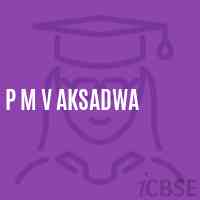 P M V Aksadwa Middle School Logo