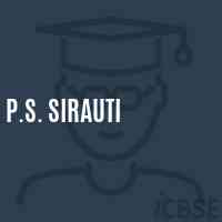 P.S. Sirauti Primary School Logo