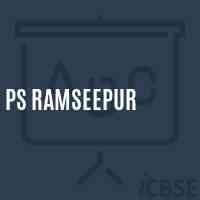 Ps Ramseepur Primary School Logo