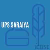 Ups Saraiya Middle School Logo