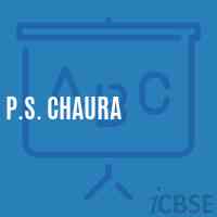 P.S. Chaura Primary School Logo