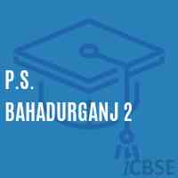 P.S. Bahadurganj 2 Primary School Logo