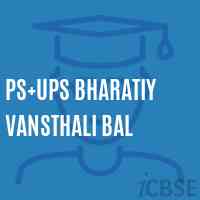 Ps+Ups Bharatiy Vansthali Bal Middle School Logo