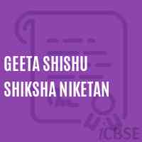 Geeta Shishu Shiksha Niketan Middle School Logo
