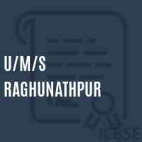 U/m/s Raghunathpur Middle School Logo