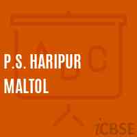 P.S. Haripur Maltol Primary School Logo