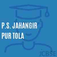 P.S. Jahangir Pur Tola Primary School Logo