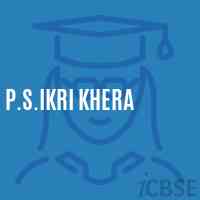 P.S.Ikri Khera Primary School Logo