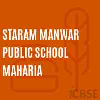 Staram Manwar Public School Maharia Logo