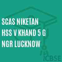 Scas Niketan Hss V Khand 5 G Ngr Lucknow Senior Secondary School Logo