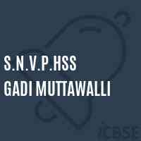 S.N.V.P.Hss Gadi Muttawalli Secondary School Logo