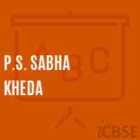 P.S. Sabha Kheda Primary School Logo