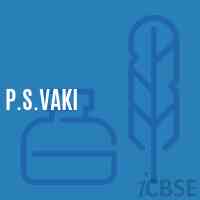P.S.Vaki Primary School Logo