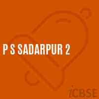 P S Sadarpur 2 Primary School Logo
