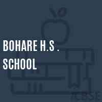 Bohare H.S . School Logo