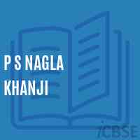 P S Nagla Khanji Primary School Logo
