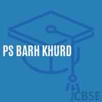 Ps Barh Khurd Primary School Logo