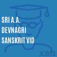 Sri A.A. Devnagri Sanskrit Vid Primary School Logo