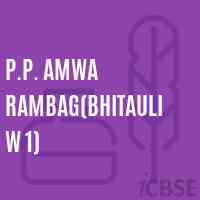 P.P. Amwa Rambag(Bhitauli W 1) Primary School Logo