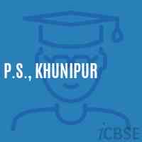 P.S., Khunipur Primary School Logo