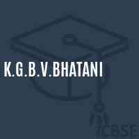 K.G.B.V.Bhatani Middle School Logo