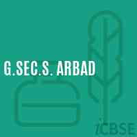 G.Sec.S. Arbad Secondary School Logo