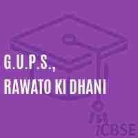 G.U.P.S., Rawato Ki Dhani Middle School Logo