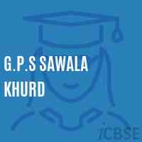 G.P.S Sawala Khurd Primary School Logo