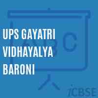 Ups Gayatri Vidhayalya Baroni Middle School Logo